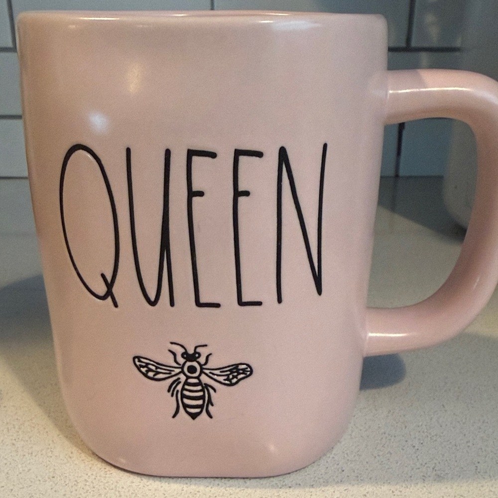 Rae Dunn Pink Queen Mug